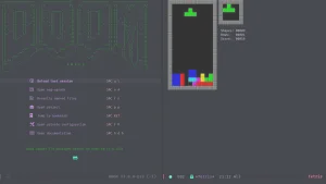 Game of tetris in Doom Emacs