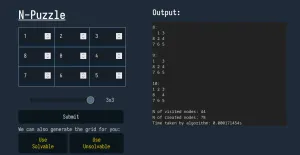 N-Puzzle's web portal